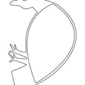 Aboriginal Animal Ptarmigan Drawings Coloring Book Page