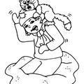 Cat Coloring Book Page