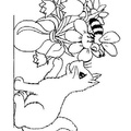 Kitten Coloring Book Page