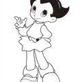 Astro Boy Coloring Book Page