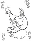 Aladdin Coloring Book Page