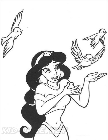 Aladdin Coloring Book Page | Free Coloring Book Pages Printables