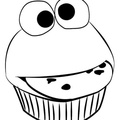 Cakes / Cupcake Coloring Book Page