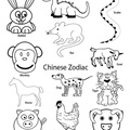 Chinese New Year Coloring Book Page