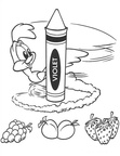 Baby Road Runner Baby Looney Tunes Coloring Book Page