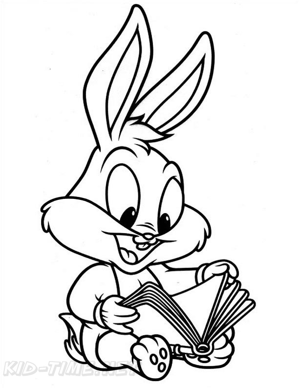 coloring pages baby looney tunes