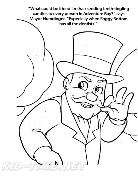 mayor goodway paw patrol coloring page
