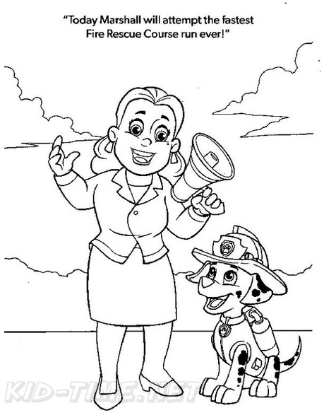 Mayor Goodway Paw Patrol Coloring Book Page | Free Coloring Book Pages