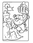 Rubble Paw Patrol Coloring Book Page