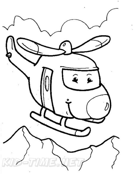 cute helicopter coloring pages