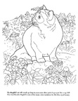 Ragdoll Cat Breed Coloring Book Page