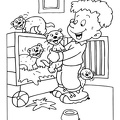 Ferret Coloring Book Page