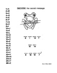 Frog Craft and Activities Coloring Book Page