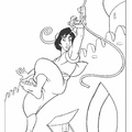 Aladdin Coloring Book Page