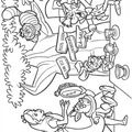 Alice and Wonderland Coloring Book Page