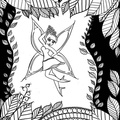 Fairy Fairies Coloring Book Page