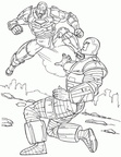 Iron Man Coloring Book Page