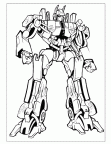 Transformers Coloring Book Page
