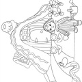 Andy Pandy Coloring Book Page