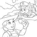 Paw Patrol Farmer Yumi Coloring Book Page