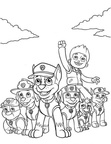 Paw Patrol Coloring Book Page