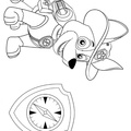 Tracker Paw Patrol Coloring Book Page