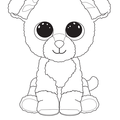 Scraps Dog Beanie Boo Coloring Book Page