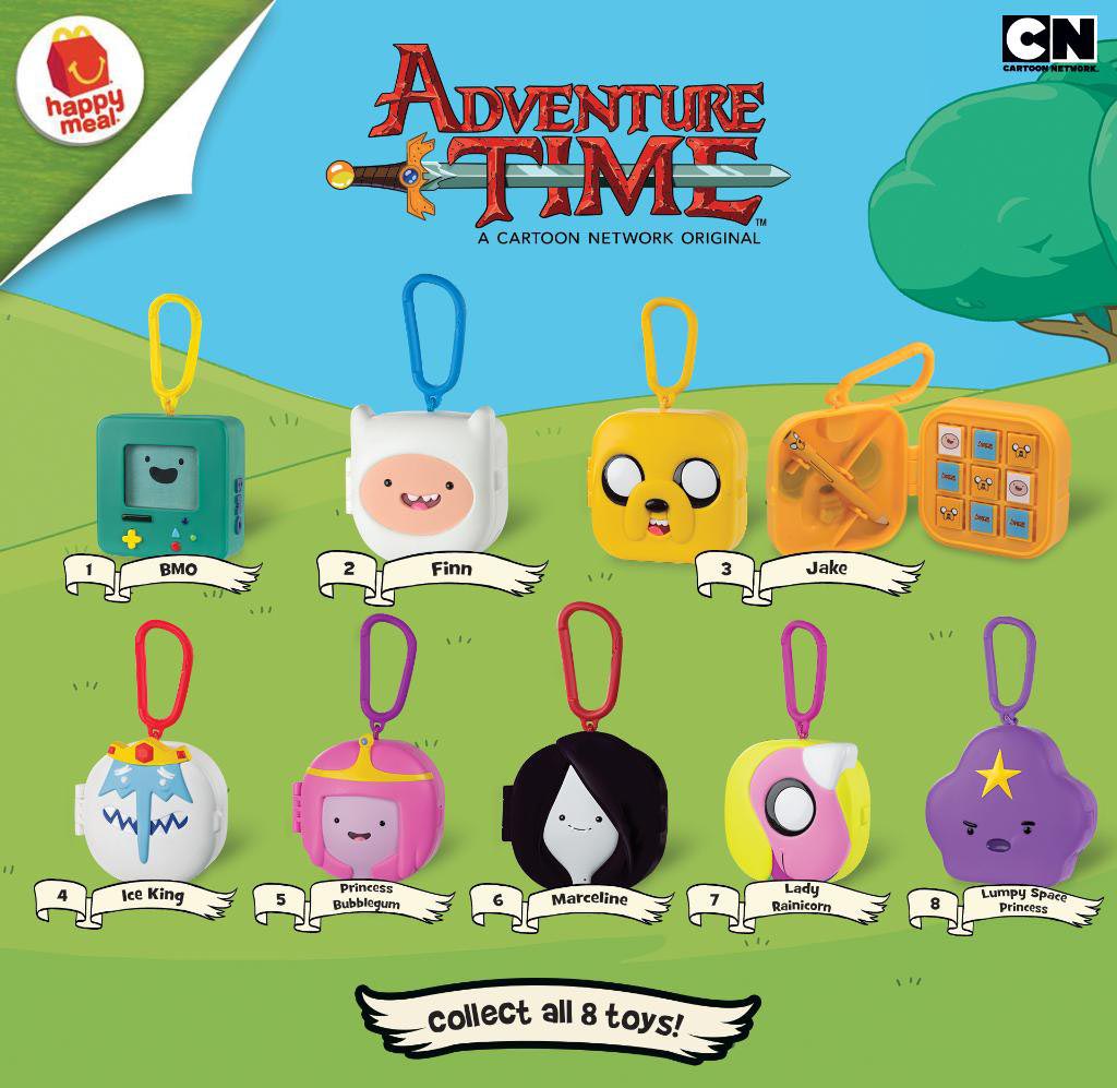 Mcdonald Happy Meal Toys Asia Adventure Time Finn unopened new 2016 