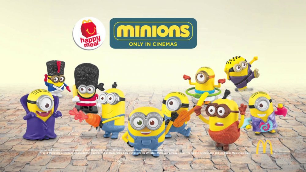 McDonald's Minions movie USA happy meal #6 Talking Egyptian Minion toy 2015 