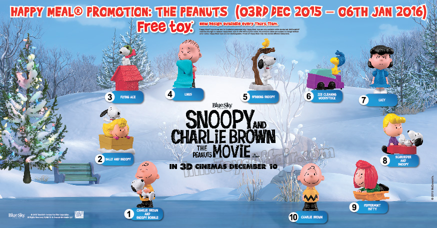 MCDONALD/'S THE PEANUTS MOVIE ICE CLEANING WOODSTOCK#7 HAPPY MEAL TOYS BOYS//GIRLS