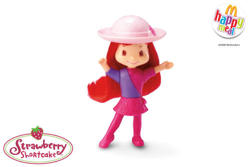 Scented Ginger Snap #7 2007 Strawberry Shortcake McDonalds Happy Meal Toy 