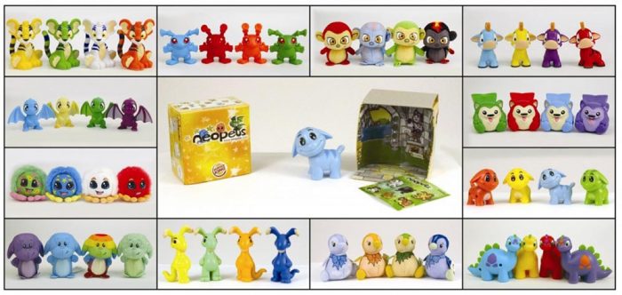 Burger King Jr. Meal Toys 2008 – Neopets – Kids Time