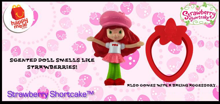 McDonald/'s Strawberry Shortcake Scented  2010 Happy Meal Toy with Spoon #5 NEW