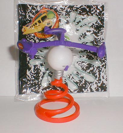 1999 BURGER KING KIDS CLUB MEAL TOY-BACK TO SCHOOL-AIRPLANE PENCIL HOLDER NEW! 