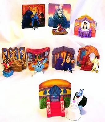 U3 McDonalds 1996 Aladdin & The King of Thieves Under 3 Toy Abu MIP 