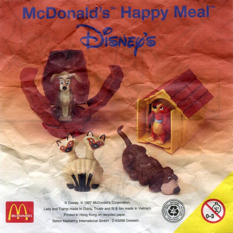 mcdonalds lady and the tramp toys