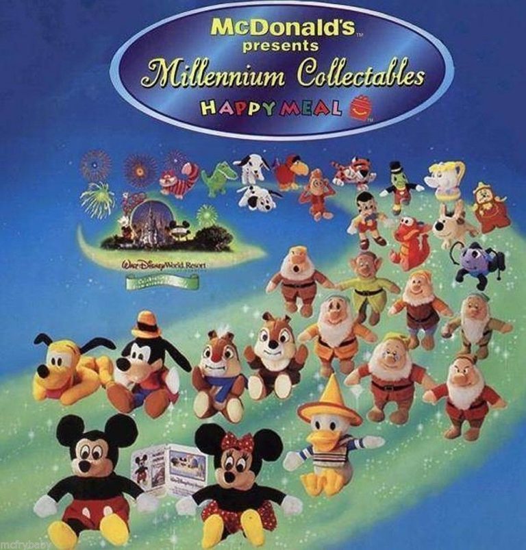 McDonald’s Happy Meal Toys 2000 Walt Disney Resorts Millennium Plush