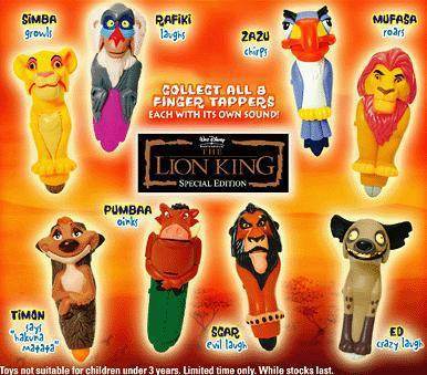 Details about   McDonalds Happy Meal Toy Lion King 1 1/2  Pumbaa Toy 2003 2004 #4 