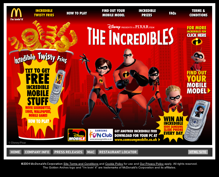 Details about   2004 McDonalds Disney/Pixar The Incredibles Incredible Car Toy #8 