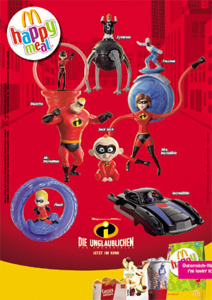 Details about   2004 McDonalds Disney/Pixar The Incredibles Incredible Car Toy #8 