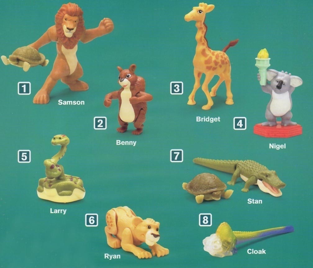 Ryan the Lion Cub #6 2006 Disney's The Wild McDonalds Happy Meal Toy 