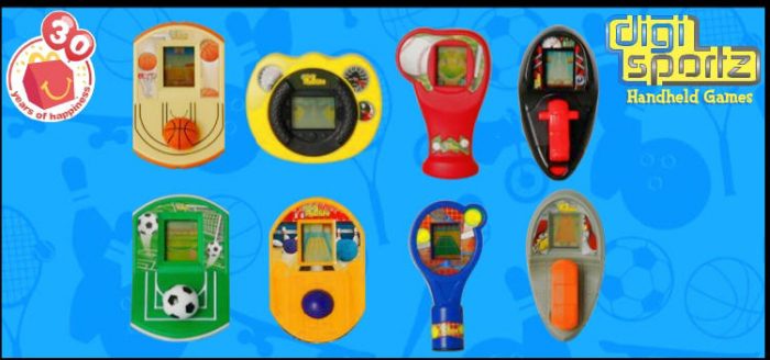 McDonald’s Happy Meal Toys 2008 – Digi Sportz Handheld Games – Kids Time