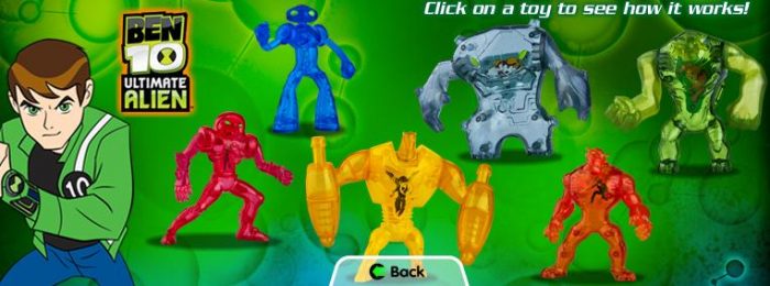 McDonald’s Happy Meal Toys Australia January 2012 – Ben 10 Ultimate ...