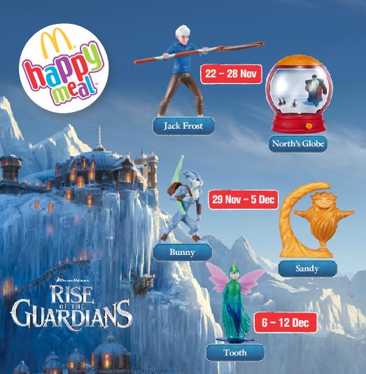 North's Globe #2 2012 Rise of the Guardians McDonalds Happy Meal Toy 