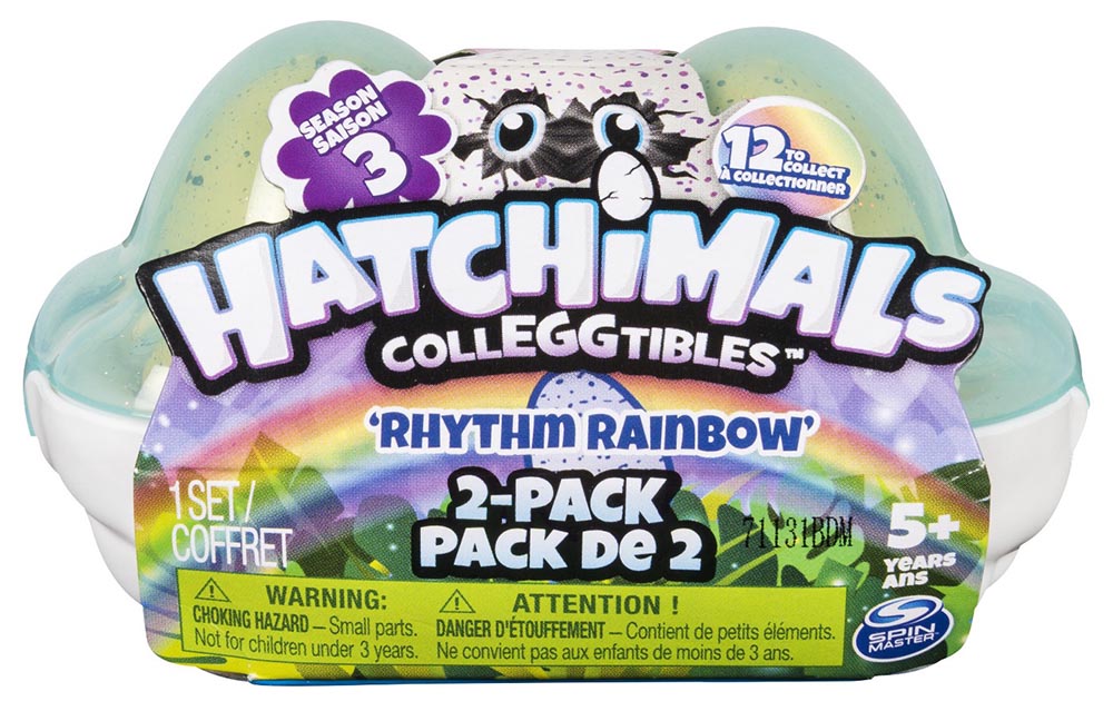 Hatchimals CollEGGtibles Season 3 Rhythm Rainbow - 2 Pack Egg Carton