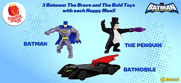 Details about   Batman the Brave and Bold #6 Batman Flash Sportsmaster NIB 2011 McDonald's toy 
