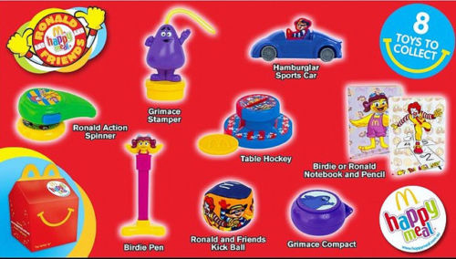 Details about   McDonald's Ronald Spinner Baseball Game Happy Meal Toy