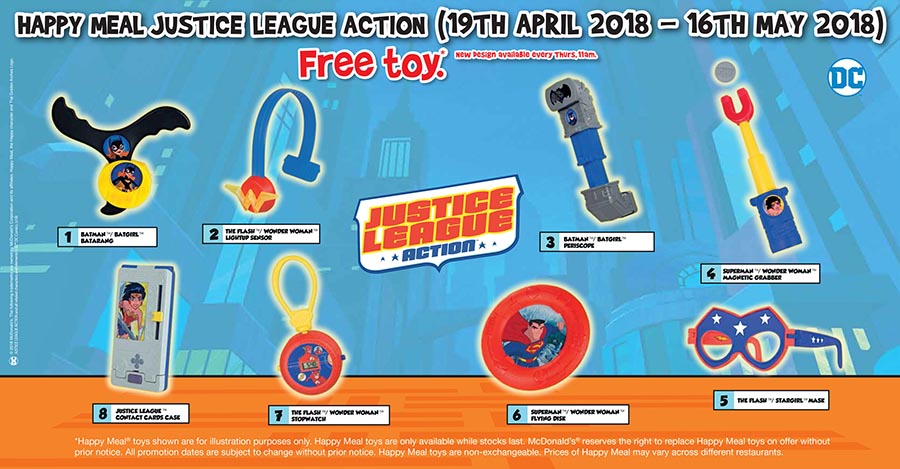 2018 MCDONALD'S HAPPY MEAL TOY__JUSTICE LEAGUE__Contact Cards Case_ #6 