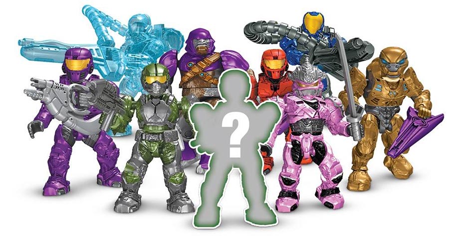 Mega Bloks Halo Mini-figure Pink Hayabusa Spartan 
