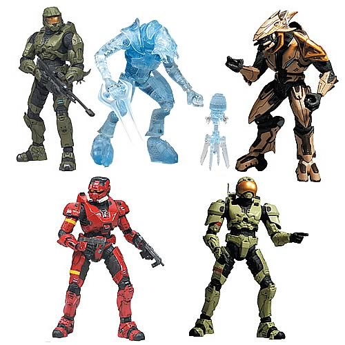 PG Halo Mega Construx Warrior Mystery Blind Pack Figures 
